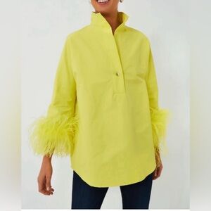 Tuckernuck citron feather willow blouse